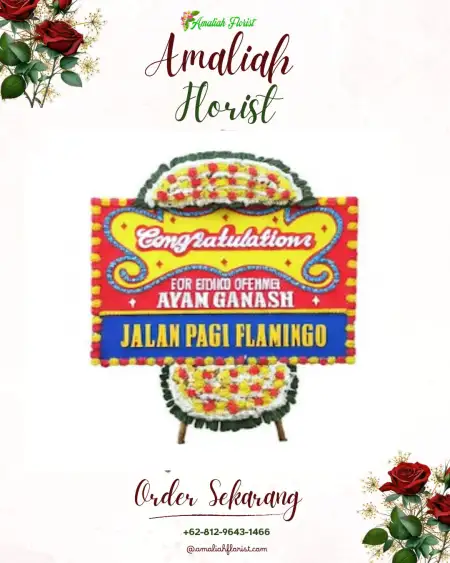 Sewa Papan Bunga Waan
